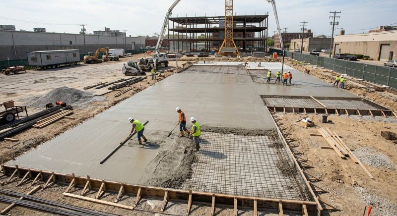 Commercial Slab Construction in Waldorf, MD