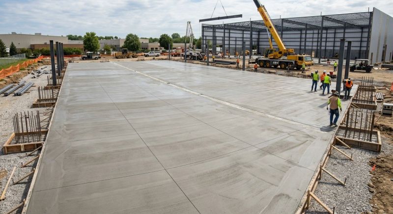 Commercial Slab Installation in Gig Harbor, WA