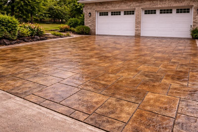 Concrete Driveway Staining in Corpus Christi, TX