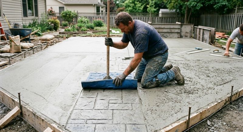 Concrete Patio Finishing in Fort Worth, TX