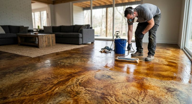 Concrete Staining Service in Fort Worth, TX