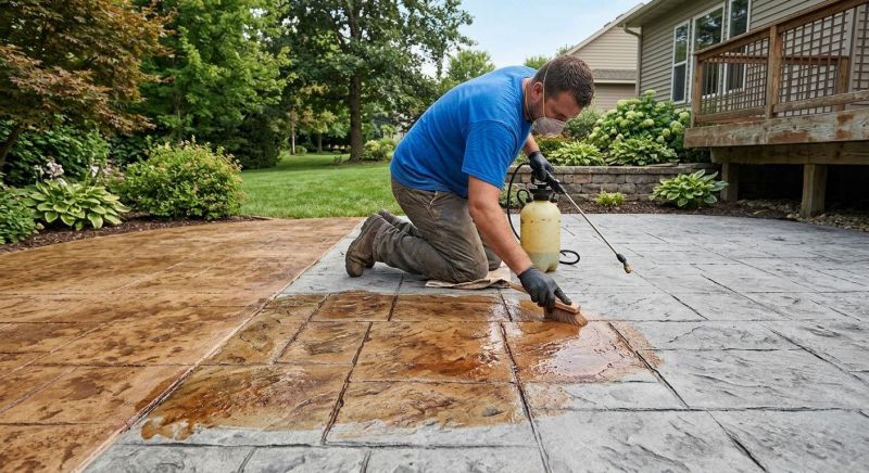 Concrete Staining Service in Dallas, TX