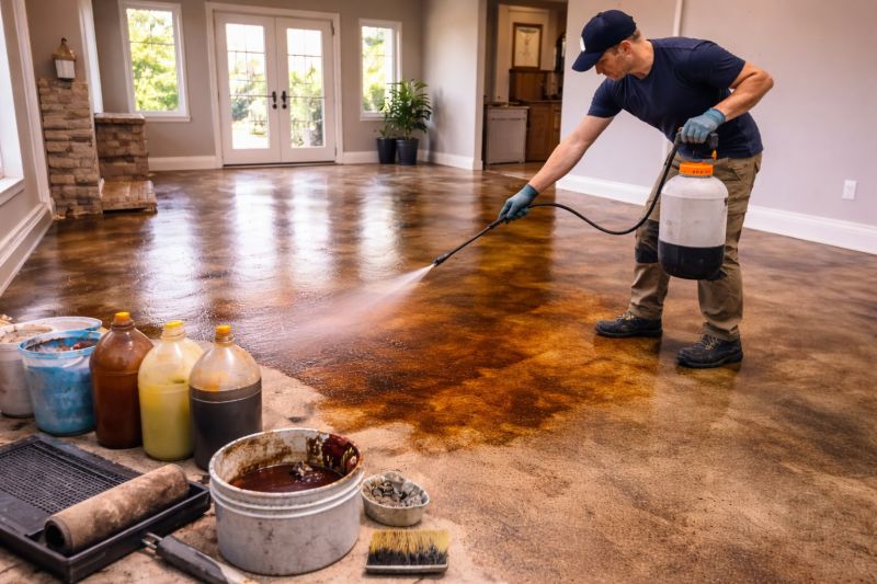 Concrete Staining Service in Corpus Christi, TX