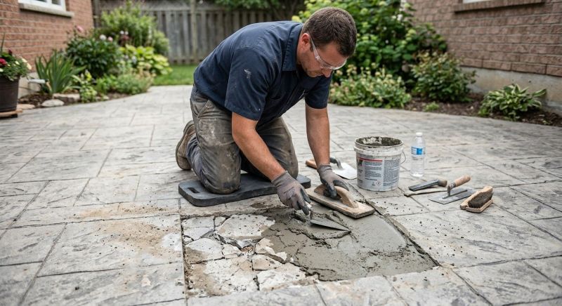 Decorative Concrete Repair in Toledo, OH