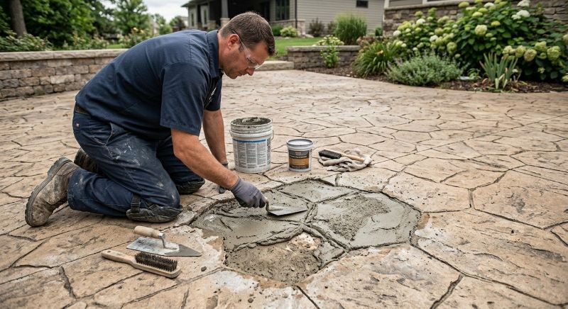 Decorative Concrete Repair in Glen Burnie, MD
