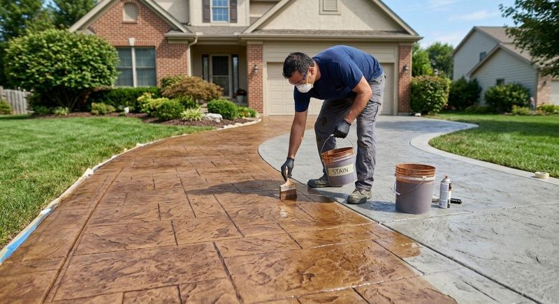 Driveway Refinishing in Frisco, TX