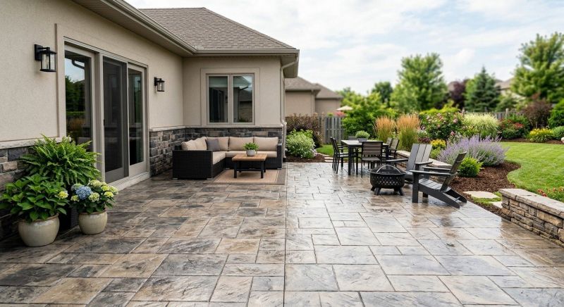 Stamped Concrete Resurfacing in Dallas, TX