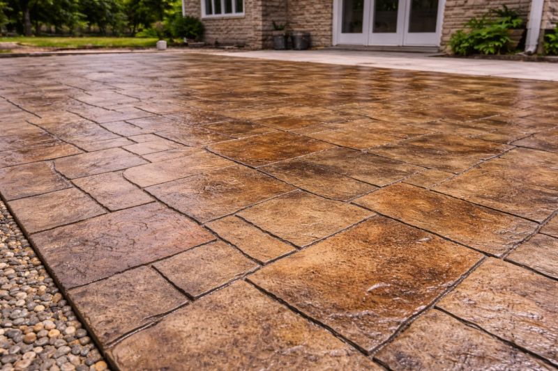 Tinted Concrete Installation in Dallas, TX